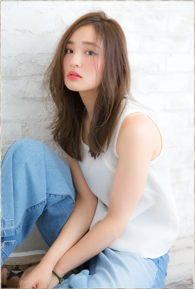 最もナチュラルなストレートヘア