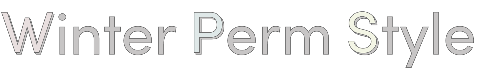Winter Perm Style